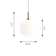 Load image into Gallery viewer, VL45 Radiohus Pendant Light - line drawing.
