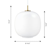 Load image into Gallery viewer, VL45 Radiohus Pendant Light - line drawing.
