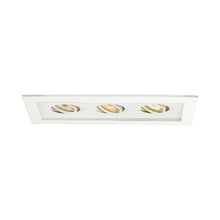 Load image into Gallery viewer, Low Voltage Multiple Light Recessed Trim (3-Light/Halogen/Trim).
