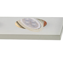 Load image into Gallery viewer, Low Voltage Multiple Light Recessed Trim in Detail.
