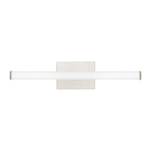 Load image into Gallery viewer, Lufe Square LED Bath Vanity Light in Satin Nickel (Small).
