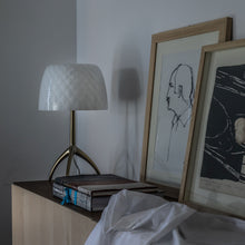 Load image into Gallery viewer, Lumiere 30th Table Lamp in living room.
