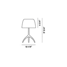 Load image into Gallery viewer, Lumiere 30th Table Lamp - line drawing.
