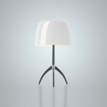 Load image into Gallery viewer, Lumiere Table Lamp in Champagne/White/Small.
