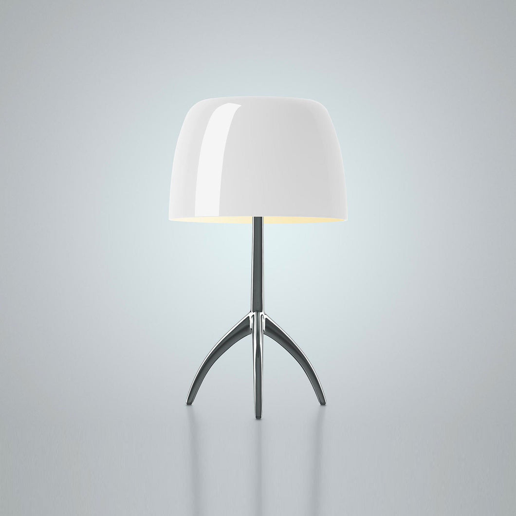 Lumiere Table Lamp in Champagne/White/Small.
