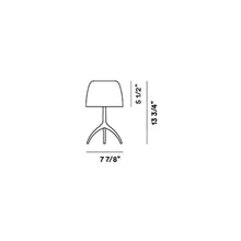 Load image into Gallery viewer, Lumiere Table Lamp - line drawing.
