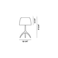 Load image into Gallery viewer, Lumiere Table Lamp - line drawing.
