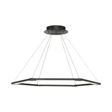 Load image into Gallery viewer, LUNE LED Pendant Light in Black/Hexagon.
