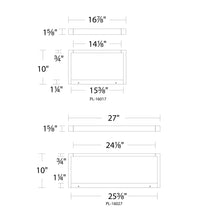 Load image into Gallery viewer, Lune LED Picture Light - line drawing.
