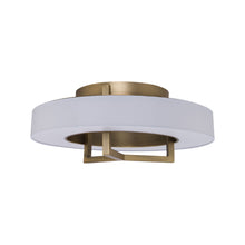 Load image into Gallery viewer, Madison LED Flush Mount Ceiling Light in Large/Aged Brass.
