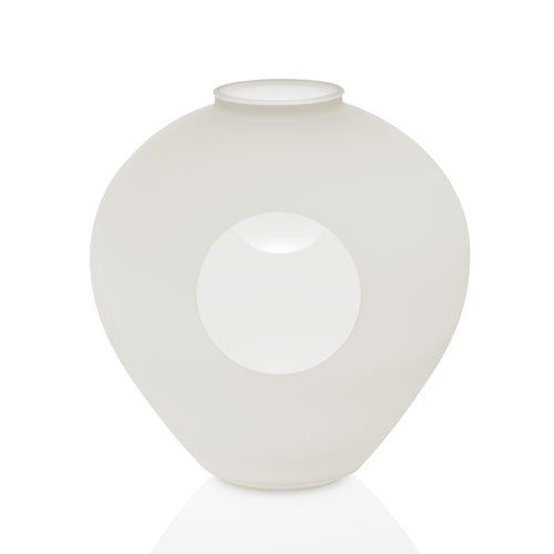 Madre LED Table Lamp in White.
