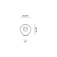 Load image into Gallery viewer, Madre LED Table Lamp - line drawing.

