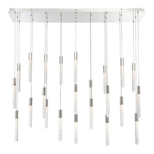 Load image into Gallery viewer, Magic Linear LED Chandelier in Detail.
