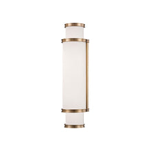 Load image into Gallery viewer, Malcolm LED Bath Bar Small/Aged Brass.
