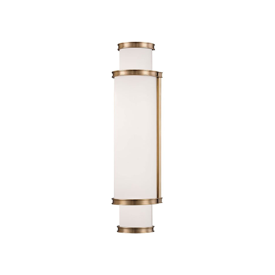 Malcolm LED Bath Bar Small/Aged Brass.