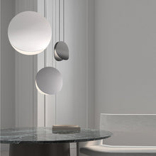 Load image into Gallery viewer, Malibu Discs™ LED Pendant Light in living room.
