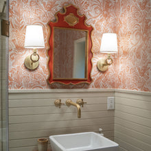 Load image into Gallery viewer, Malibu Wall Light in bathroom.
