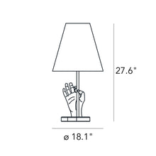 Load image into Gallery viewer, Mano Table Lamp - line-drawing.
