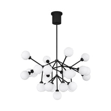 Load image into Gallery viewer, Mara LED Chandelier in Matte Black.
