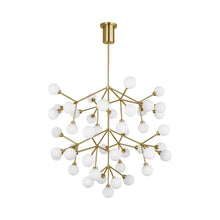 Load image into Gallery viewer, Mara Grande LED Chandelier in Gold.
