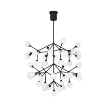 Load image into Gallery viewer, Mara Grande LED Chandelier in Matte Black.
