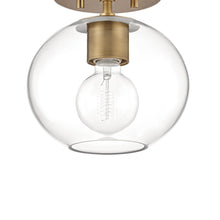 Load image into Gallery viewer, Margot 1-Light Semi-Flush Mount Ceiling Light Detail.
