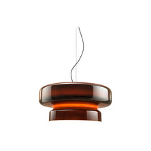 Load image into Gallery viewer, Bohemia LED Pendant Light in Amber/Integrated LED.
