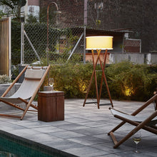 Load image into Gallery viewer, Cala 140 Outdoor LED Floor Lamp in Outside Area.
