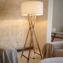 Load image into Gallery viewer, Cala LED Floor Lamp in living room.
