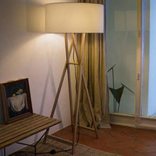 Load image into Gallery viewer, Cala LED Floor Lamp in living room.
