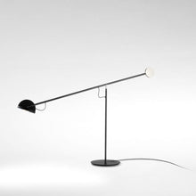 Load image into Gallery viewer, Copernica M LED Table Lamp in Graphite/Satin Nickel/Black.
