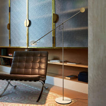 Load image into Gallery viewer, Copernica P LED Floor Lamp in living room.
