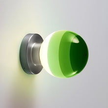 Load image into Gallery viewer, Dipping Light A2 LED Wall Light in Green/Graphite.
