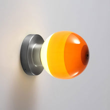Load image into Gallery viewer, Dipping Light A2 LED Wall Light in Amber/Graphite.
