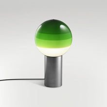 Load image into Gallery viewer, Dipping Light LED Table Lamp in Green/Graphite/Medium.
