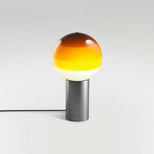 Load image into Gallery viewer, Dipping Light LED Table Lamp in Amber/Graphite/Small.
