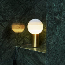 Load image into Gallery viewer, Dipping Light LED Table Lamp in living room.
