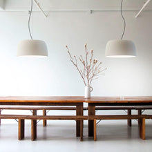 Load image into Gallery viewer, Djembe 42 LED Pendant Light in living room.
