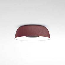Load image into Gallery viewer, Djembe C 42 LED Flush Mount Ceiling Light in Red/Small/TRIAC Dimmer.
