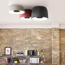 Load image into Gallery viewer, Djembe C 65 LED Flush Mount Ceiling Light in living room.
