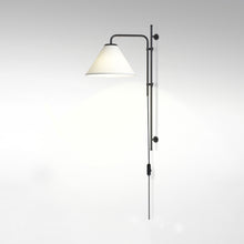 Load image into Gallery viewer, Funiculi A Fabric Wall Light in White.
