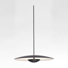 Load image into Gallery viewer, Ginger LED Pendant Light in Wenge/White/Medium/TRIAC Dimmer.
