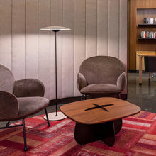 Load image into Gallery viewer, Ginger P LED Floor Lamp in living room.
