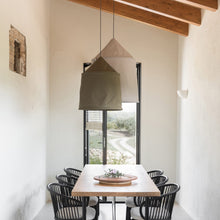 Load image into Gallery viewer, Jaima Pendant Light in dining room.
