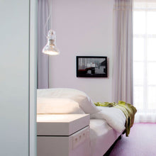 Load image into Gallery viewer, Atlas LED Pendant Light in bedroom.
