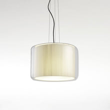 Load image into Gallery viewer, Mercer Pendant Light in Pleated White Cotton/Small.
