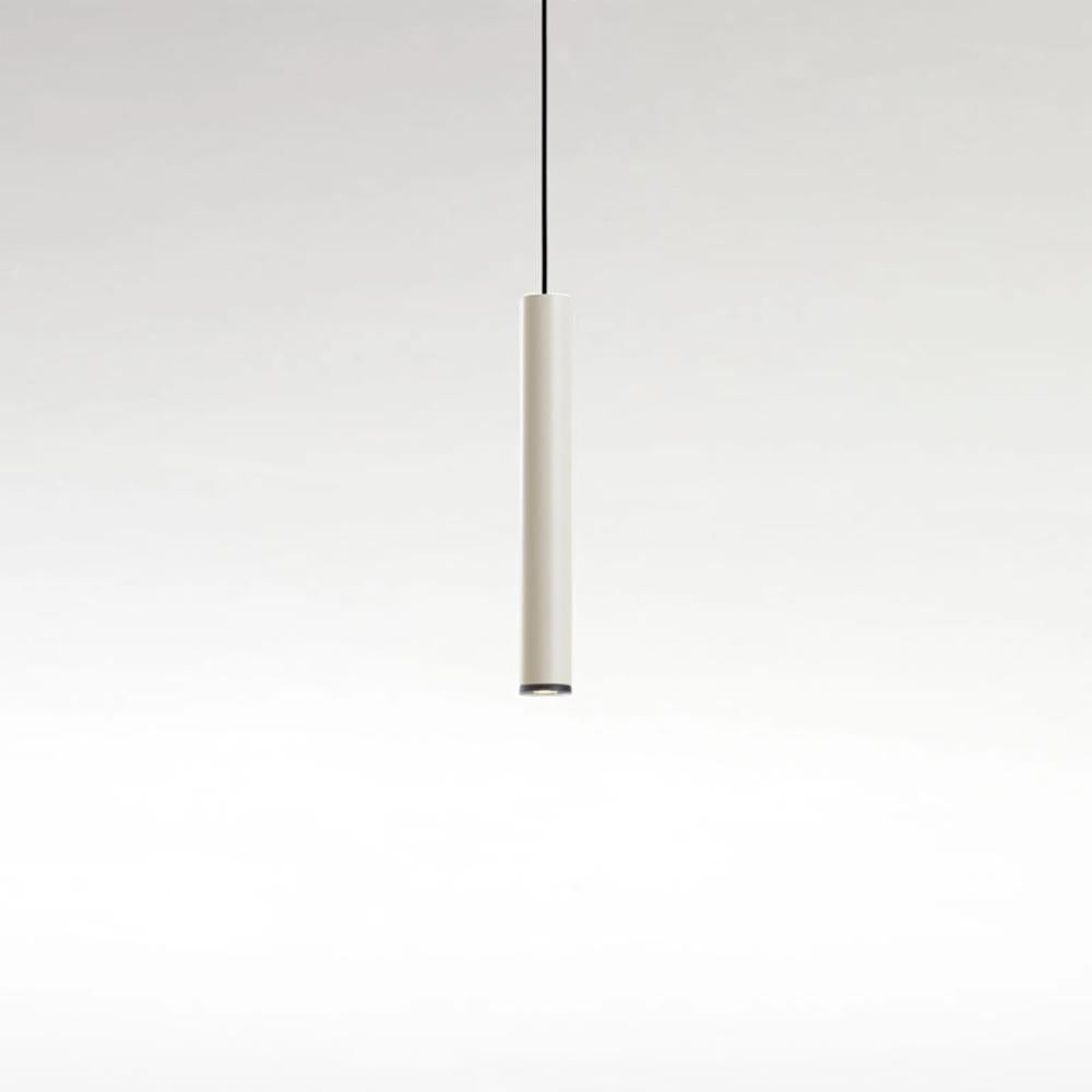 Milana Counterweight LED Pendant Light in Off White/Without Shade.