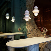Load image into Gallery viewer, Santorini Indoor Pendant Light in living room.

