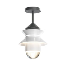Load image into Gallery viewer, Santorini Outdoor Ceiling Light in White.
