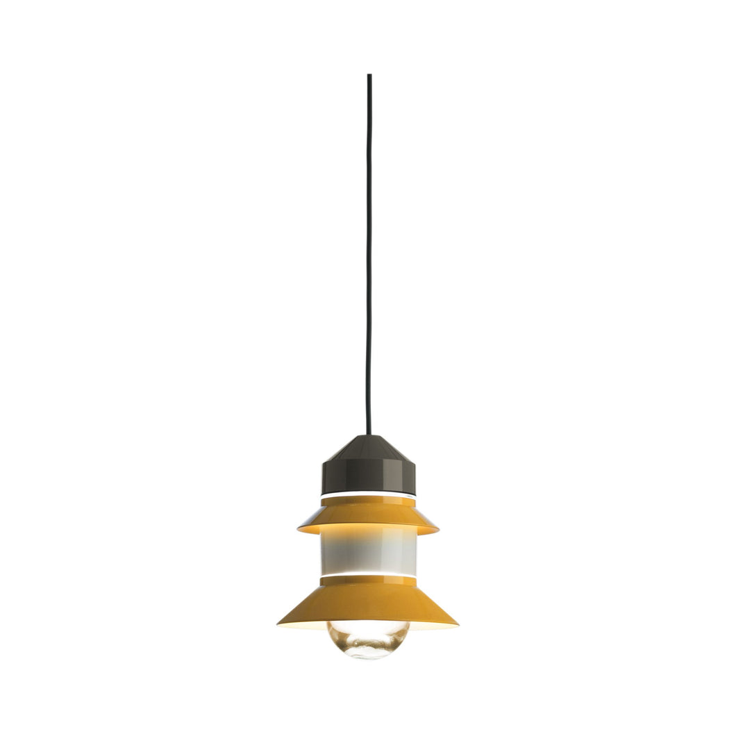 Santorini Outdoor Pedant Light in Mustard.